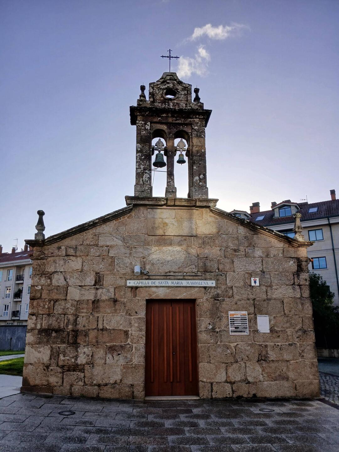 Capela de Maria Magdelena, our starting point out of Milladoiro.