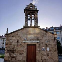 Capela de Maria Magdelena, our starting point out of Milladoiro.