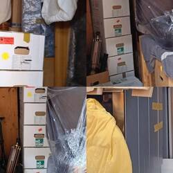 Jeder Quadratzentimeter in der Lagerbox ist belegt...