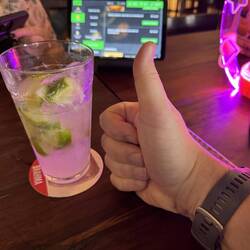 First Caipirinha on Brazilian soil...