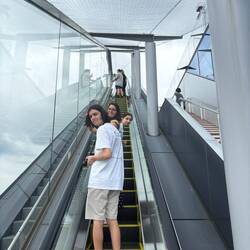 Outdoor elevator 45 stories high 🫣