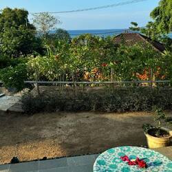 Aussicht aus dem Bungalow