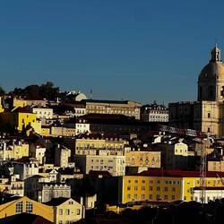 Our first view of Lisbon as our ship docked in the early morning light.