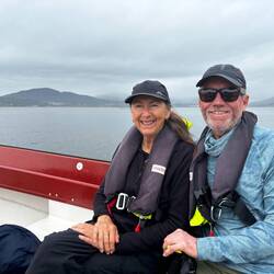 Boat between Portugal & Spain