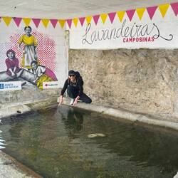 Wrong turn but found this, a traditional washing place