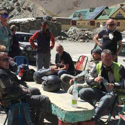 Kurzer Boxenstopp nach dem Kunzum La Pass