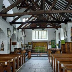 Grasmere; inside St Oswald's Church