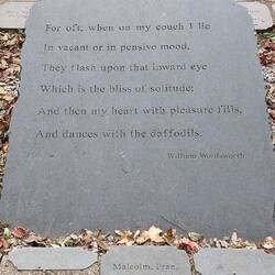 Grasmere; St Oswald's Church - in the Wordsworth Daffodil Garden