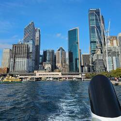 Circular Quay: one of the busiest ferry harbors in the world.