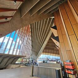 View of the main intermission bar/patio area....