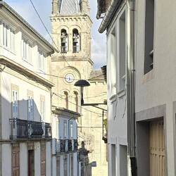 Church of Saint Mariña is in the centre of the old town