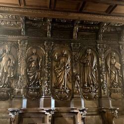 More saints in wood