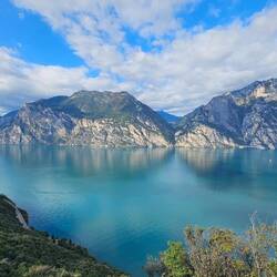 Immer den Gardasee im Blick