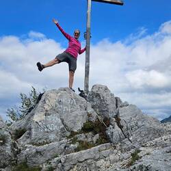 Kleiner Gipfel bei Malga Zusa auf 707 m