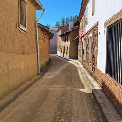 The streets were very quiet.