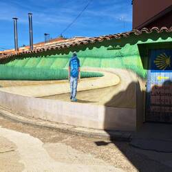 The albergue we were staying at.