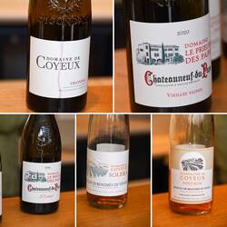 Châteauneuf-du-Pape 46€ och 65€ och två söta muscatviner