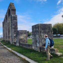 Roman aqueduct on the way between the Coastal route and the Central route