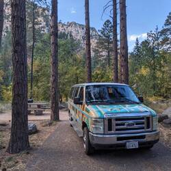 Der heutige Camping, idyllisch, aber leider neben dem Klo und das st...t