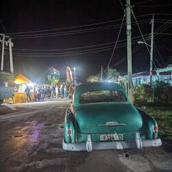 The fairground was in town