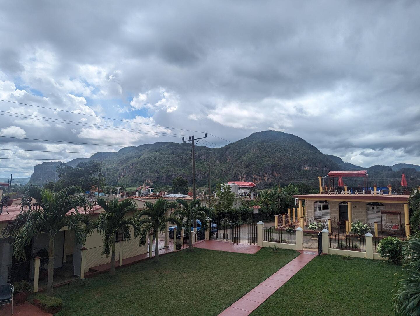 The view from our rooftop