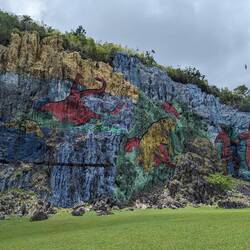 The prehistoric mural