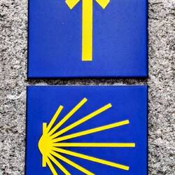 Symbol des Jakobswegs