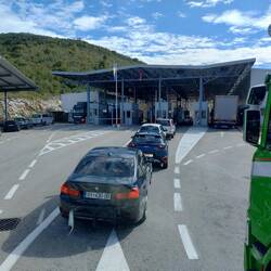 Grenze zu Montenegro