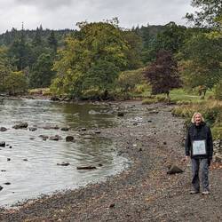 Wray Castle; walking along the edge of Lake Windermere
