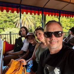 Disney Train Selfie