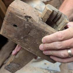 Hölzerne Schlösser zur Verriegelung