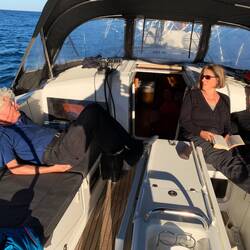 Die Crew ist etwas erschöpft