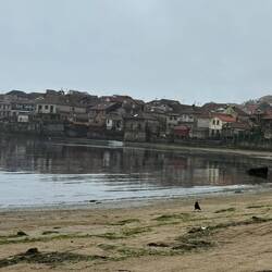 A small fishing village we passed through.