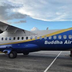 Our plane to Pohkora