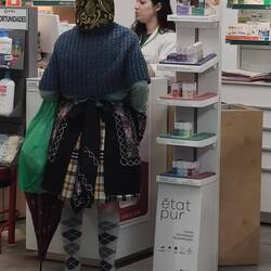 Habit traditionnel encore porté par les plus âgées