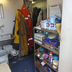 Blick in die Bunkerstation