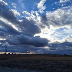 Forecast for tomorrow is 50% chance of rain over the morning, looking menacing already.