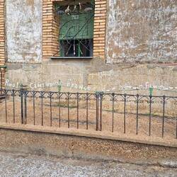 They've gone to town on their garden fence.