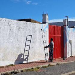 Caught in the act twice, he is even filming himself doing it.