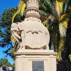 Elephants of Plaza Vina Del Mar of Sausalito