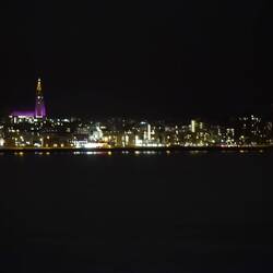 Silouette der Hallgrímskirkja