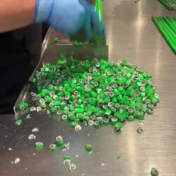 Chop the snake into little Santa candies