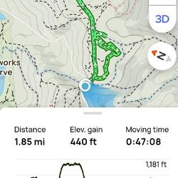 We're the first to hike this on AllTrails so we get to pick the name (above).