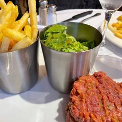 My steak tartare was very good