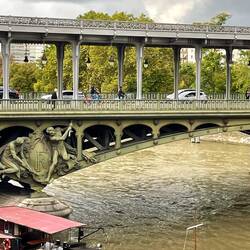 The Seine flowing very quickly