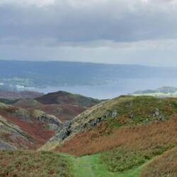 View down to Lake Windermere