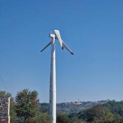 Trauriges Windrad
