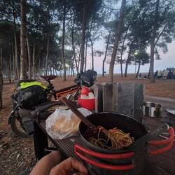 Abendessen am Iznik See