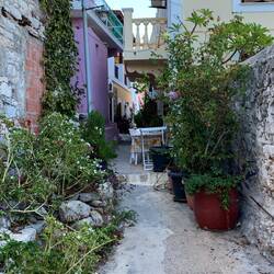 Unterwegs in den engen Gassen