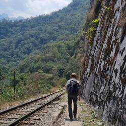 Bahntrasse und Rückweg